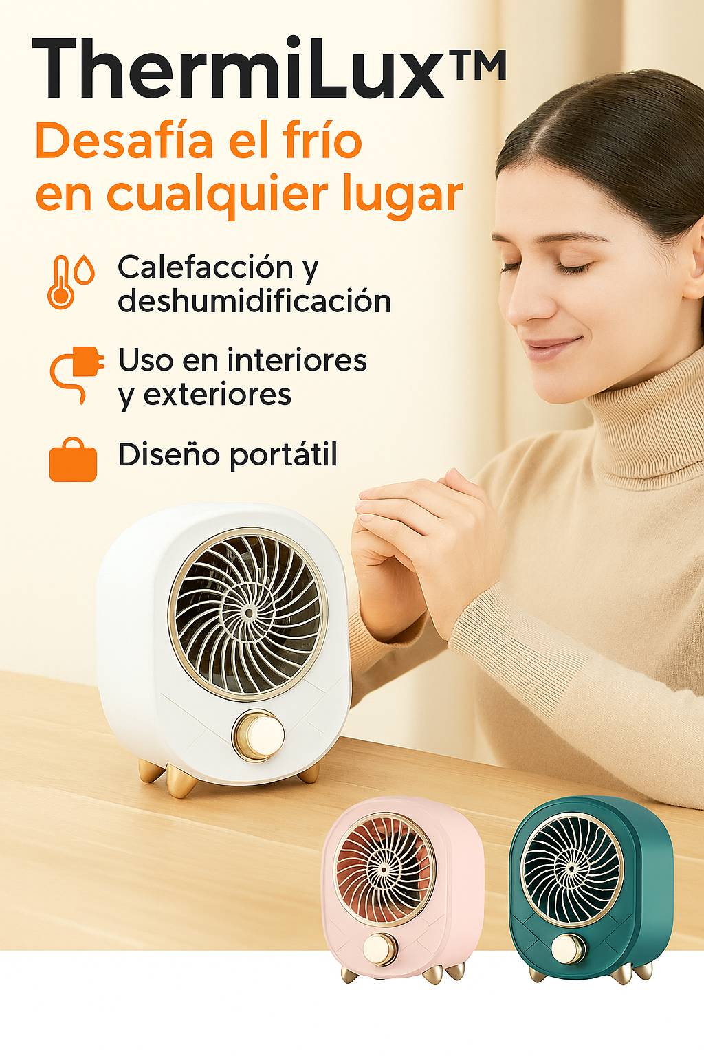 Estufa portátil de bajo consumo