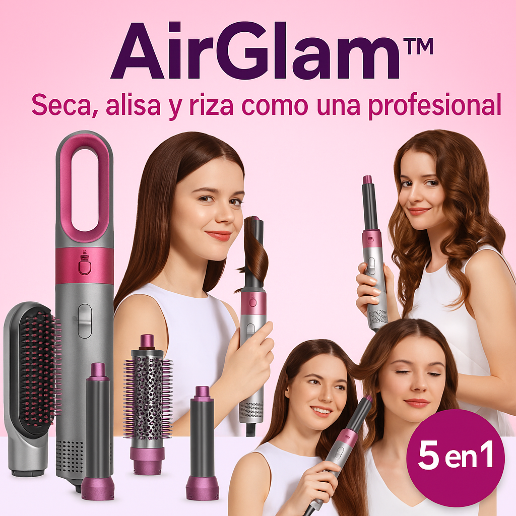 Secador de pelo 5 en 1 - AirGlam™
