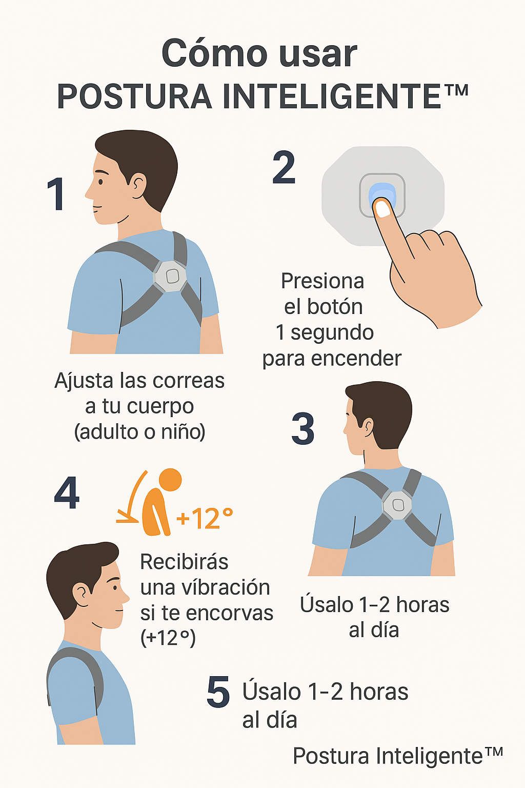 Corrector Ajustable - Postura Inteligente™