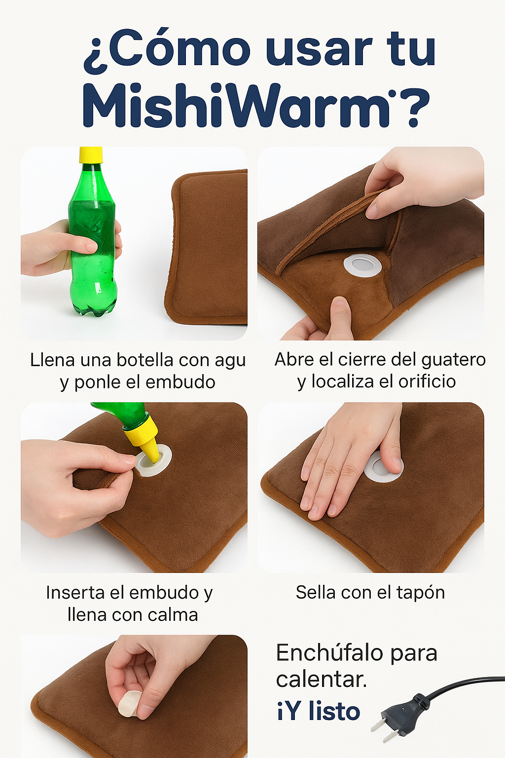 Guatero Recargable Calentador De Manos- MishiWarm™